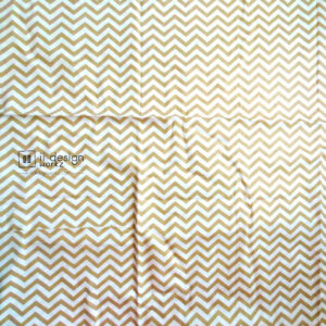 Cotton Fabric Singapore: Basic - Waves - Camel - Cotton Fabric「 ii Design Workz 」